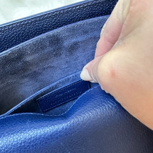 Saint Laurent Sunset Satchel Leather Bag - Picture 6 of 14